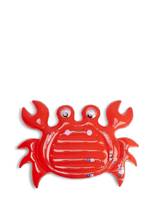 Swim Essentials Oh Crab inflatable pool float measuring 140cm with bright red crab design for summer swimming and pool fun