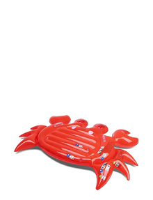 Swim Essentials Oh Crab inflatable pool float measuring 140cm with bright red crab design for summer swimming and pool fun