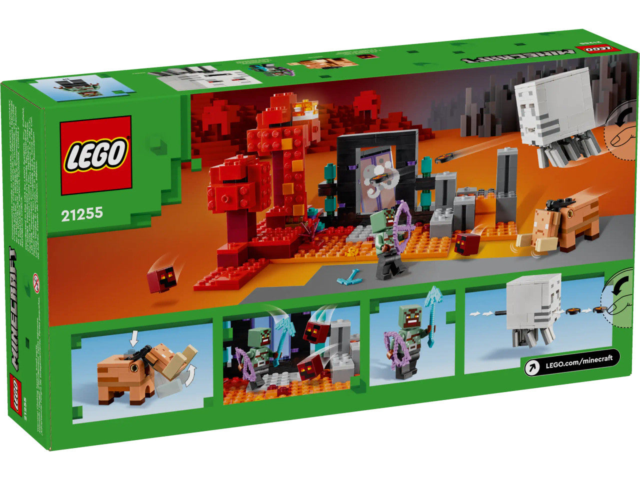 LEGO® Minecraft®- The Nether Portal Ambush 21255