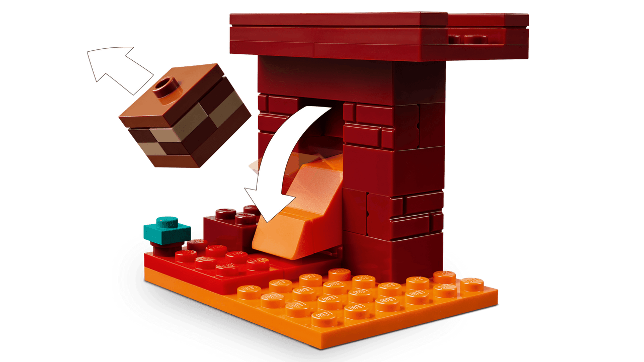 LEGO® Minecraft®- The Nether Lava Battle 21266