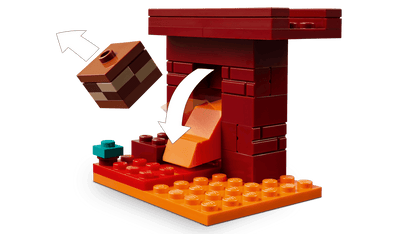 LEGO® Minecraft®- The Nether Lava Battle 21266