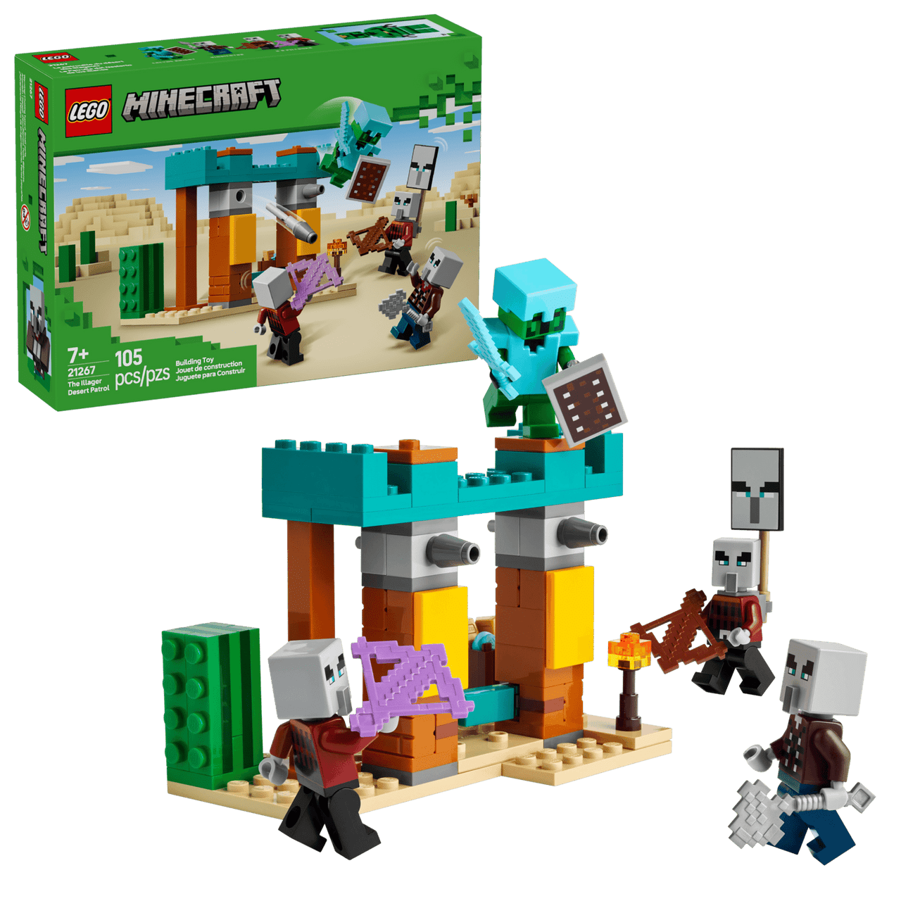 LEGO® Minecraft®- The Illager Desert Patrol 21267