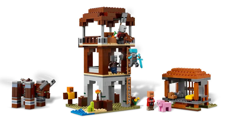 LEGO® Minecraft® The Pillager Outpost and Ravager 21278