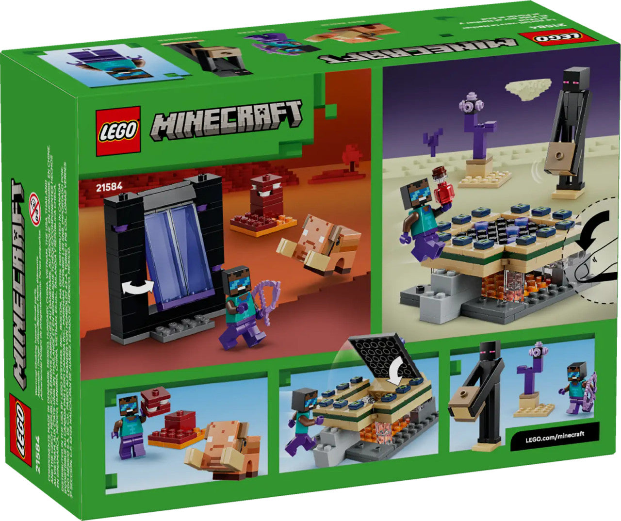 LEGO® Minecraft® - Nether & End Portal Journey 21584