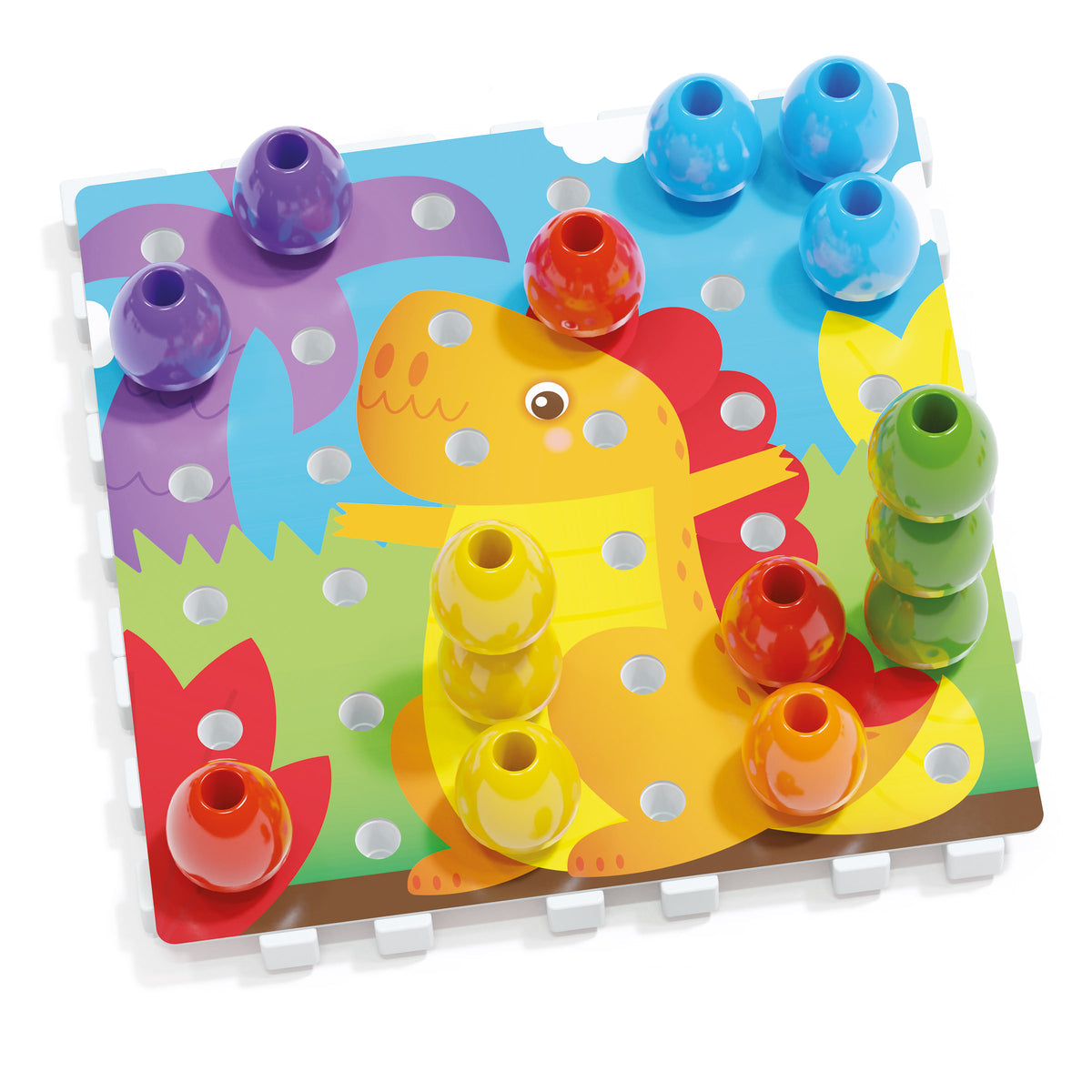 Quercetti Jumbo Peggy – 36 Pegs & 9 Boards (2+ Years)