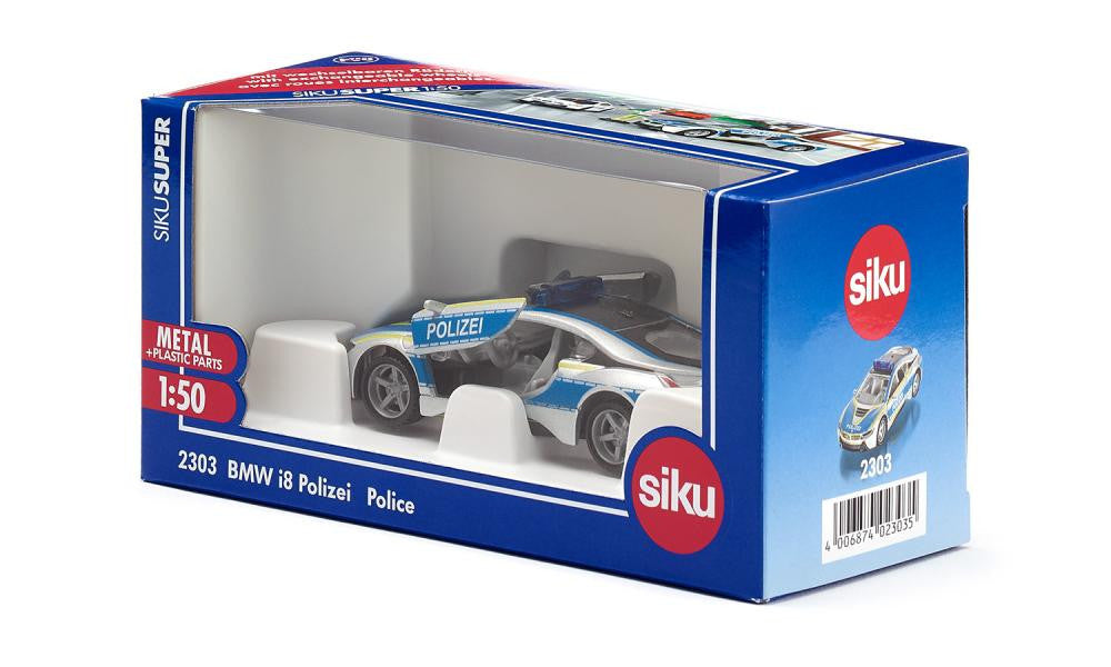 Siku - BMW i8 Police - 1:50 Scale
