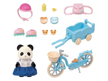Sylvanian Families - Panda Girl - Cycle & Skate Set 5652
