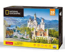 CubicFun National Geographic -Germany Neuschwanstein Castle 3D Puzzle