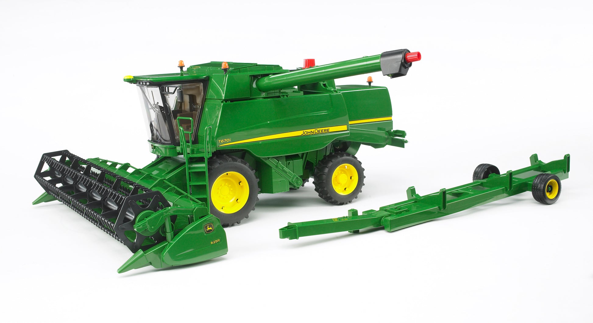 Bruder John Deere T670i Combine Harvester 24002132 1:16 scale farm toy with detachable harvesting header and working grain auger