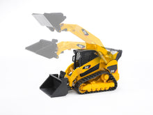 Bruder CAT Compact Track Loader 02136 1:16 construction vehicle with moving rubber tracks and working front loader bucket