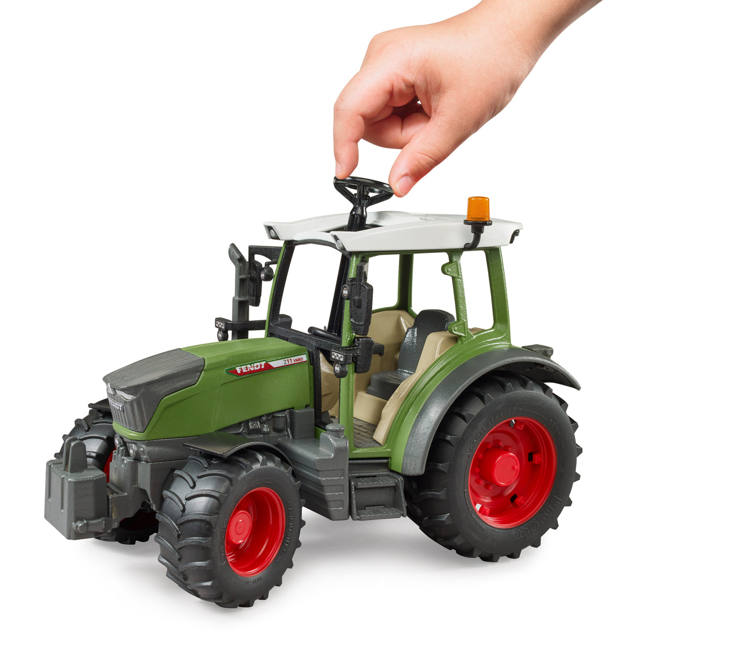 Bruder Fendt Vario 211 Tractor 02180 1:16 scale farm tractor with steering and removable front weight