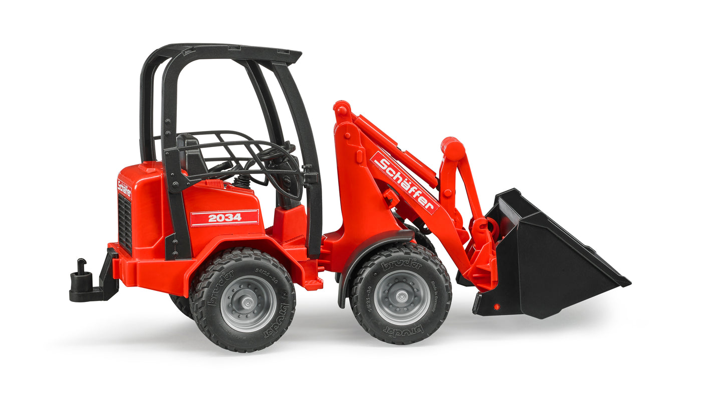 Bruder Schäffer 2630 wheeled compact front end loader 02190 1:16 scale construction vehicle with working bucket