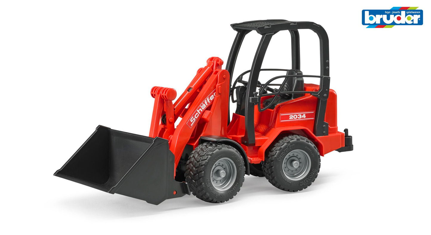 Bruder Schäffer 2630 wheeled compact front end loader 02190 1:16 scale construction vehicle with working bucket