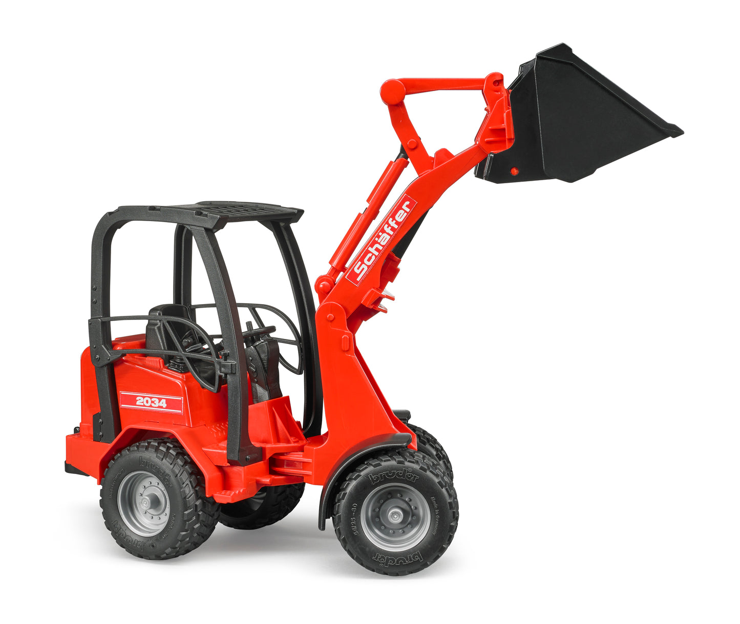 Bruder Schäffer 2630 wheeled compact front end loader 02190 1:16 scale construction vehicle with working bucket