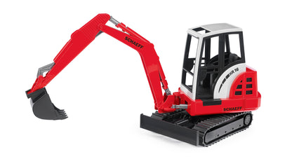 Bruder Schaeff HR16 Mini Excavator 02432 1:16 scale construction vehicle with rotating cab and working excavator arm