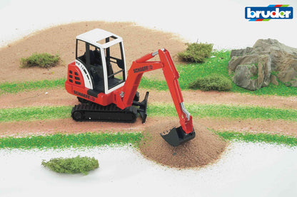 Bruder Schaeff HR16 Mini Excavator 02432 1:16 scale construction vehicle with rotating cab and working excavator arm