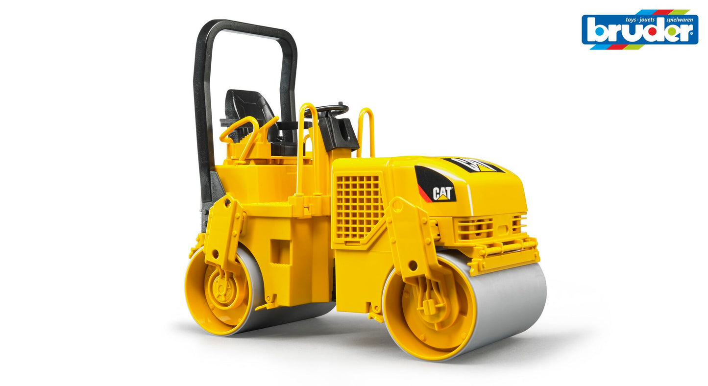 Bruder CAT Asphalt Drum Compactor 02433 1:16 scale Caterpillar road roller construction vehicle