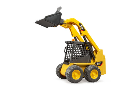 Bruder CAT Skid Steer Loader 02481 1:16 scale construction vehicle with functional loading arm and detachable front bucket