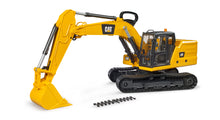 Bruder CAT Excavator 02483 1:16 scale construction toy with articulated black tracks and fully functional excavator arm