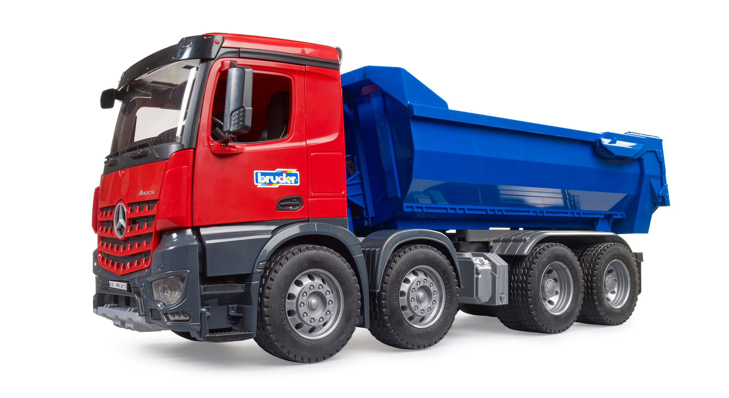 Bruder Mercedes-Benz Arocs Halfpipe Dump Truck 03621 1:16 scale construction vehicle with tipping dump body