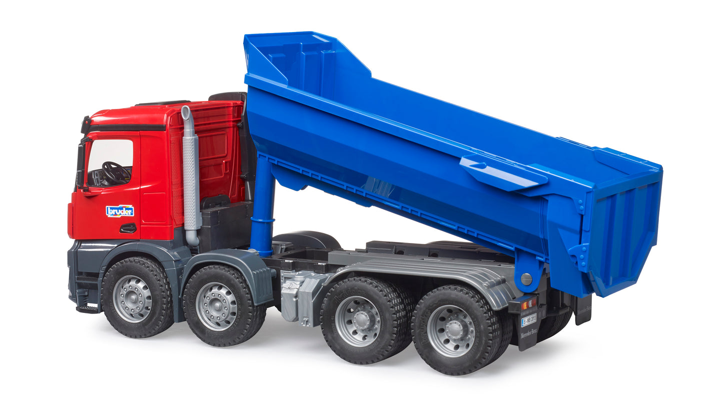 Bruder Mercedes-Benz Arocs Halfpipe Dump Truck 03621 1:16 scale construction vehicle with tipping dump body