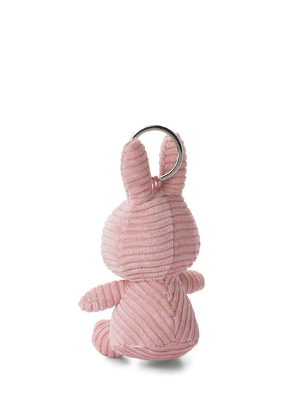 Miffy Corduroy Pink Keychain 10cm | Official Plush Keyring