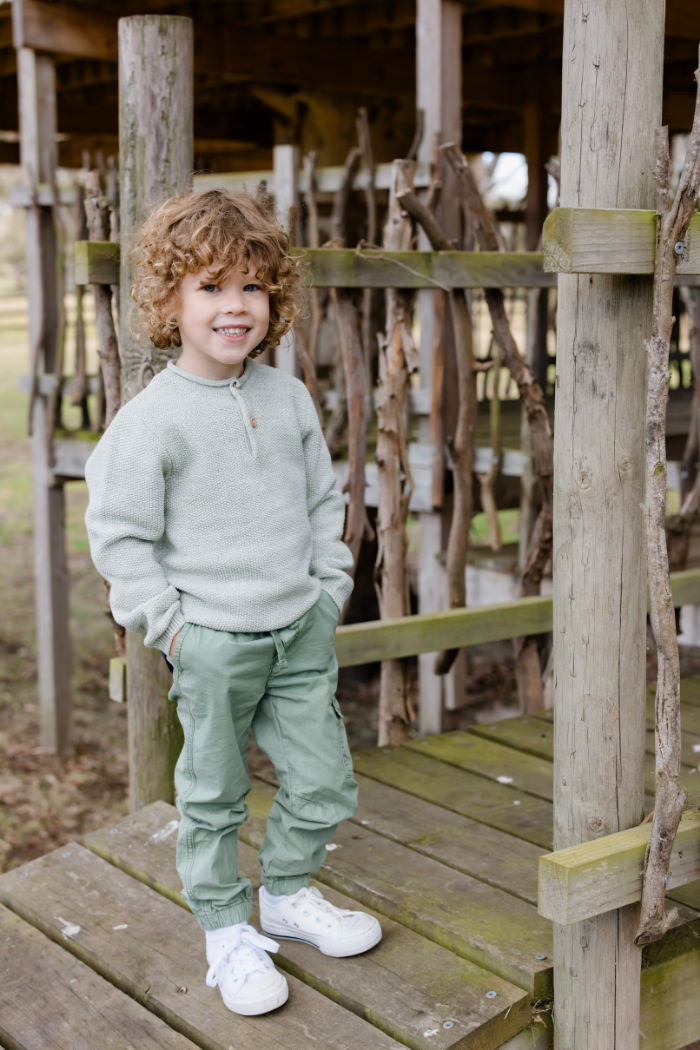 Milky - Green Cargo Pant (sizes 2-7)