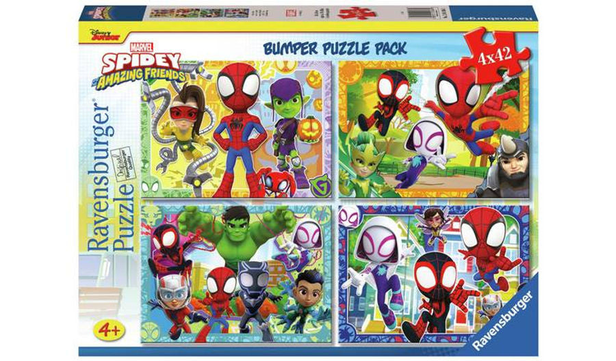 Ravensburger 4x42pc - Spidey & His Friends Bumper Pack Puzzles