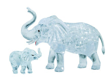 Crystal Puzzle 3D - 2 Elephants