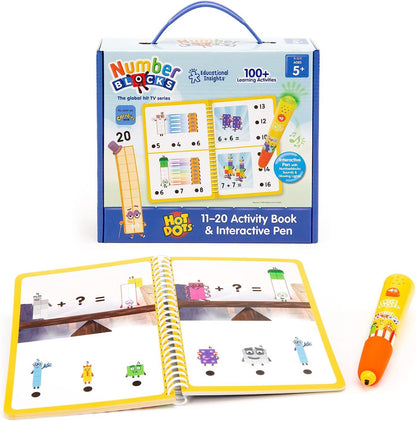 Hand2Mind - Educational Insights - Hot Dots Numberblocks 11-20 Activity Book & Interactive Pen