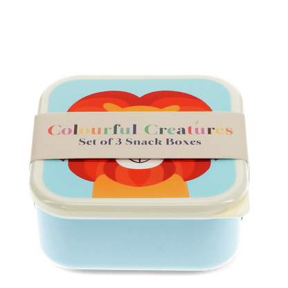 Rex London - Snack Boxes - Colour Creatures (Set of 3)