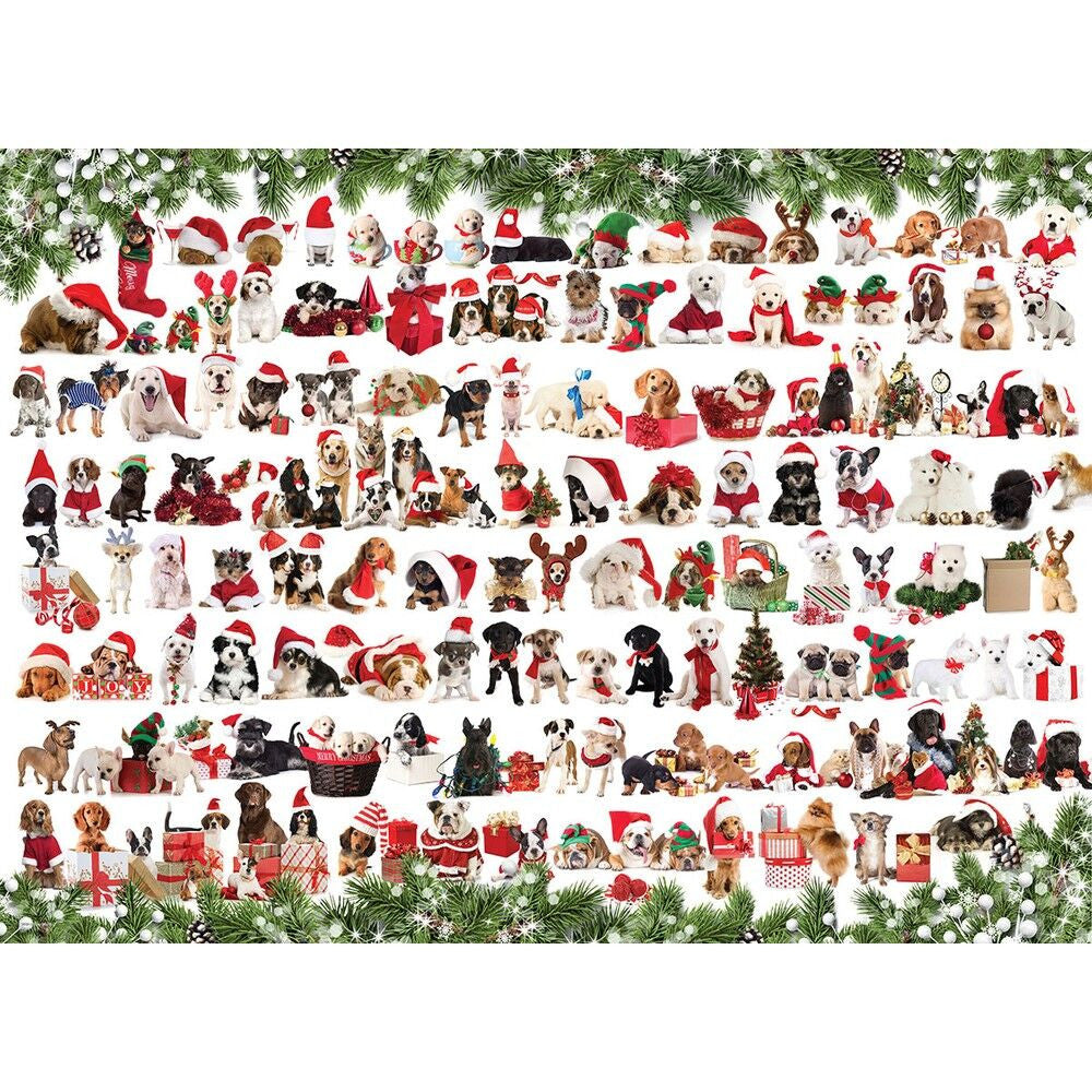 Eurographics 1000pc - Holiday Dogs Puzzle