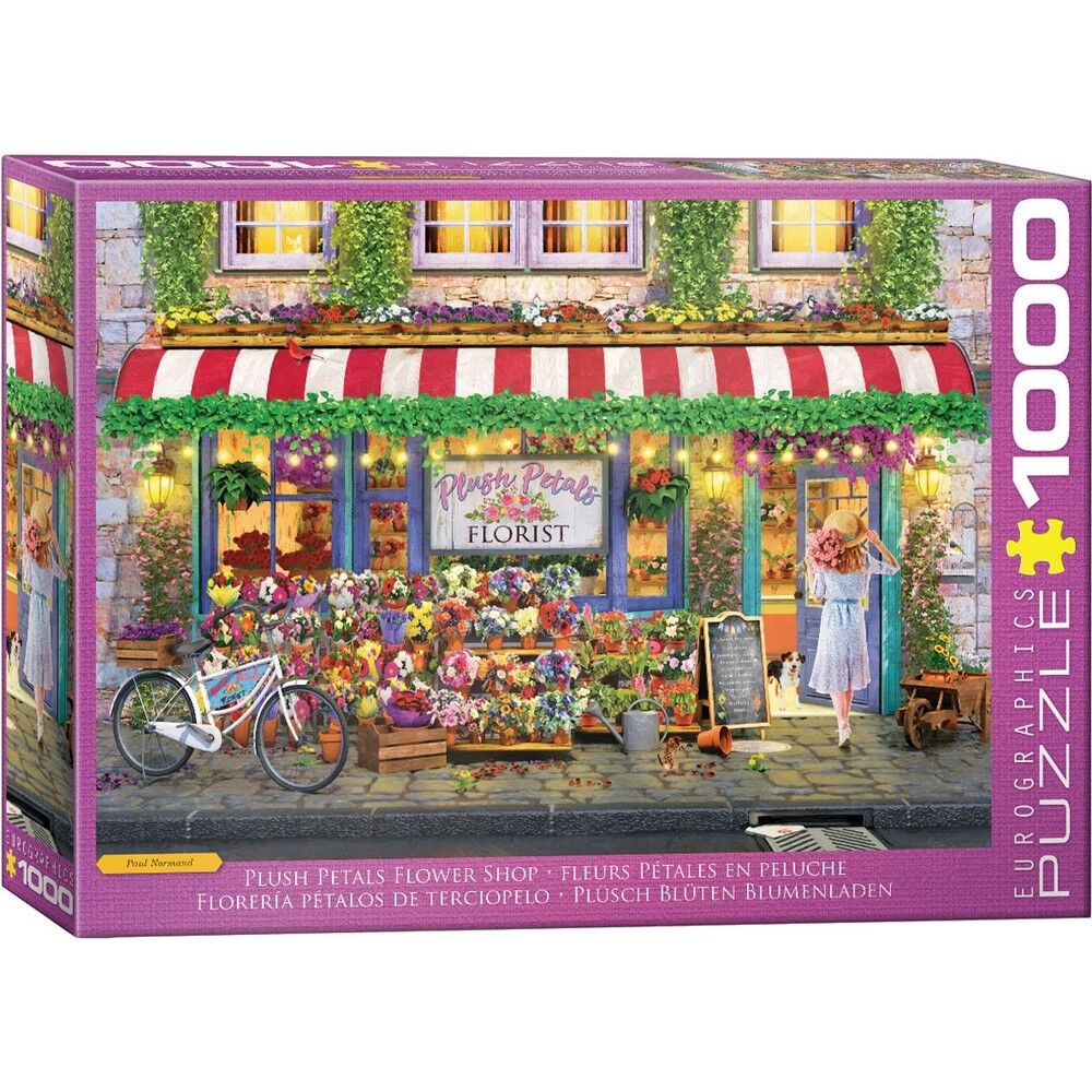Eurographics 1000pc - Plush Petals Florist Puzzle