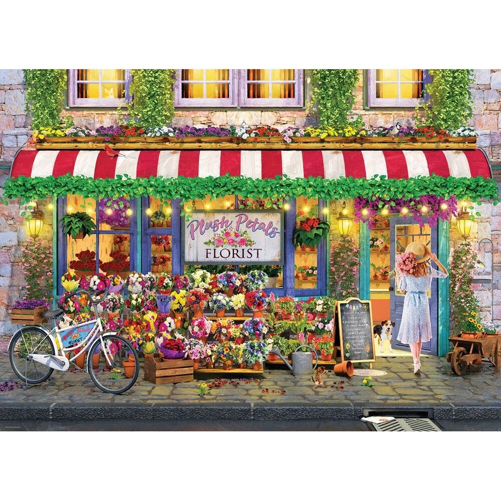 Eurographics 1000pc - Plush Petals Florist Puzzle