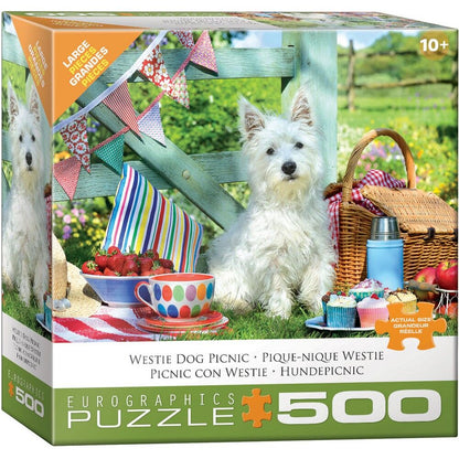 Eurographics 500XL - Scottie Dog Picnic Puzzle