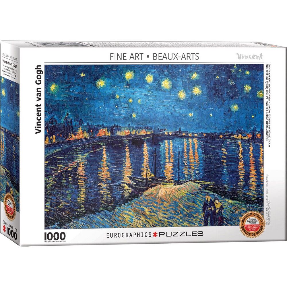 Eurographics 1000pc - Starry Night Over the Rhône Puzzle