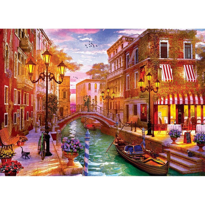 Eurographics 1000pc - Sunset Over Venice Puzzle