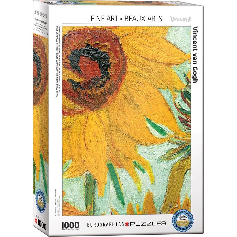 Eurographics 1000pc - Van Gogh - Sunflower Puzzle