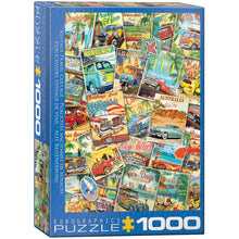 Eurographics 1000pc - Vintage Travel Collage Puzzle