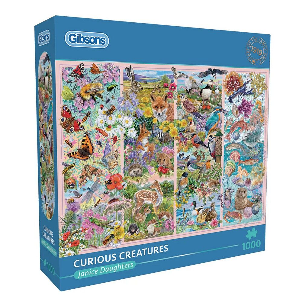 Gibsons 1000pc - Curious Creatures Puzzle