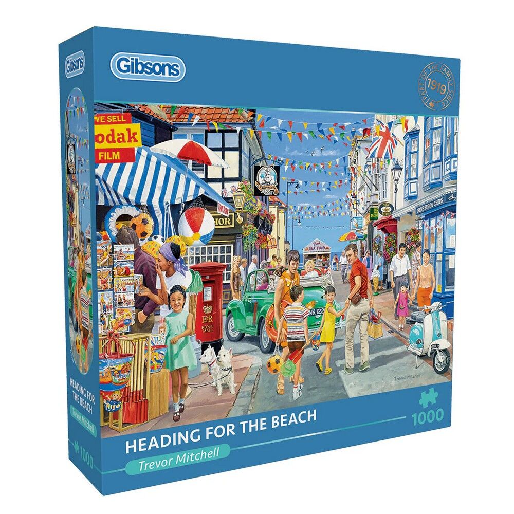 Gibsons 1000pc - Heading For The Beach Puzzle