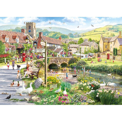 Gibsons 1000pc - Puddle Ducks & Paddling Puzzle