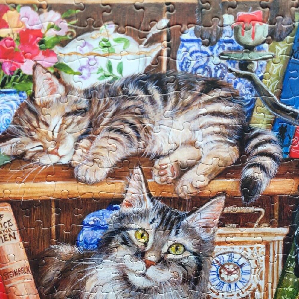 Gibsons 500XL - Puss Back In Books Puzzle