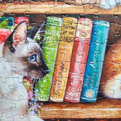 Gibsons 500XL - Puss Back In Books Puzzle