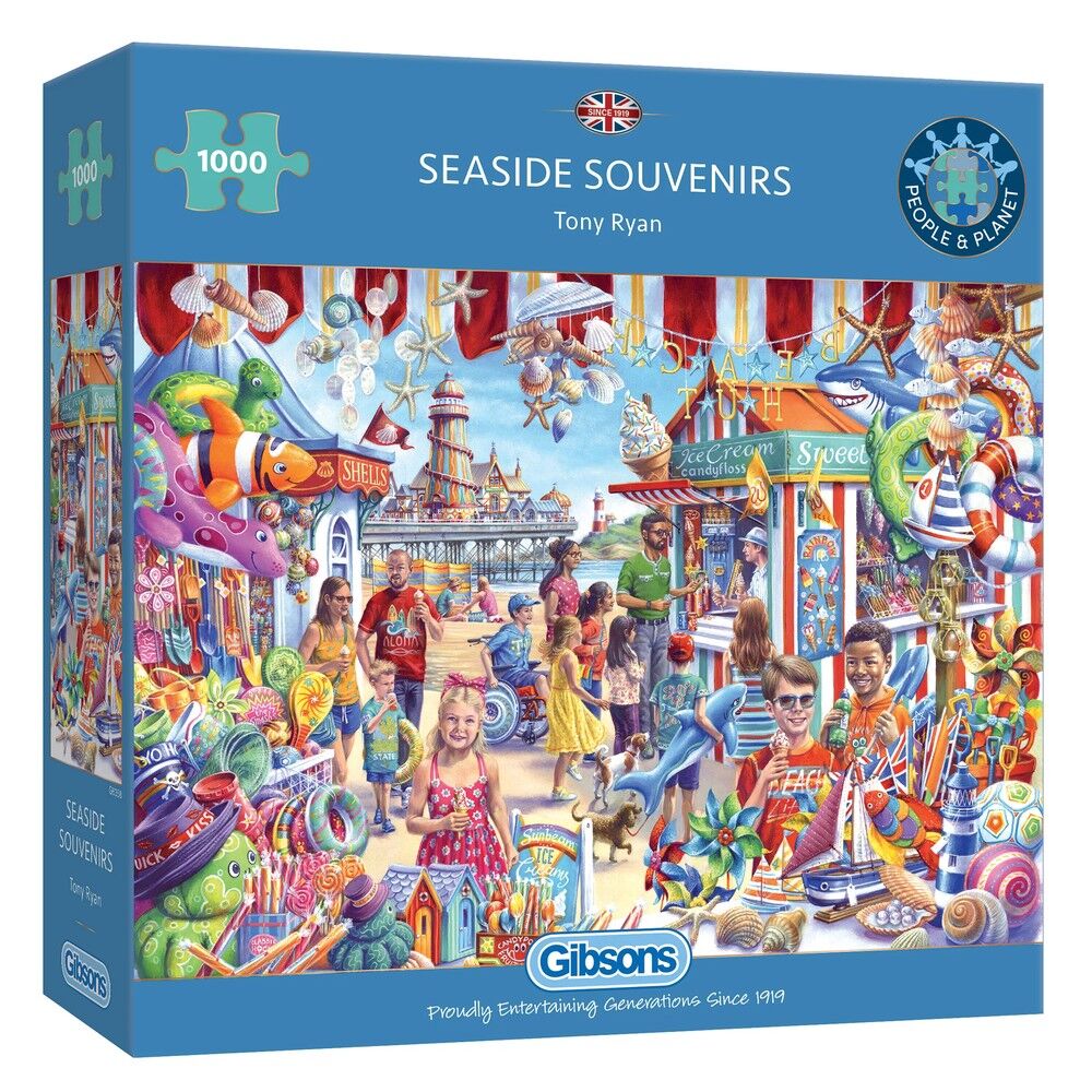 Gibsons 1000pc - Seaside Souvenirs Puzzle