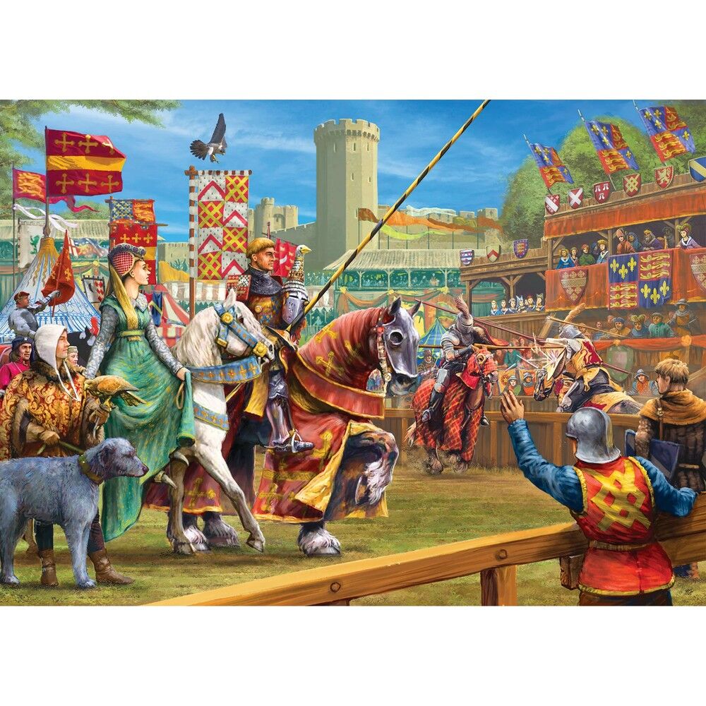 Gibsons 1000pc - The Joust At Warwick Puzzle