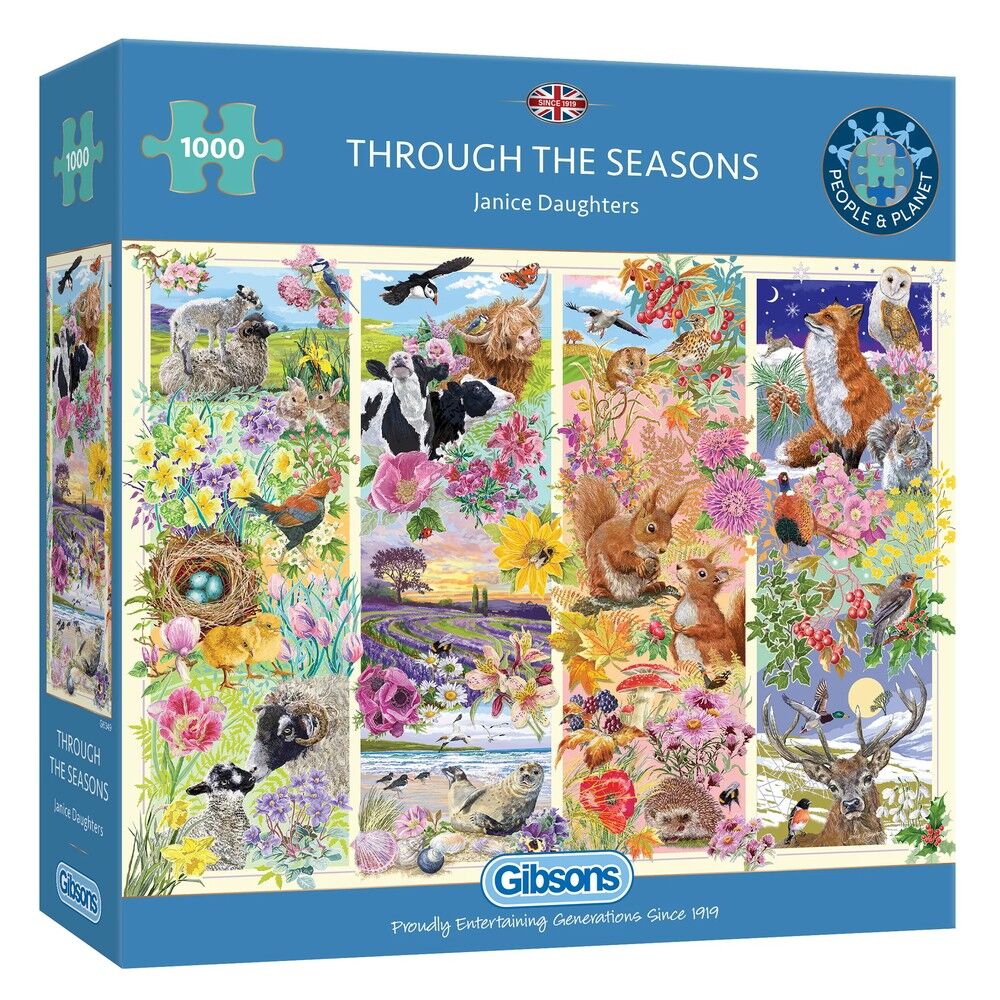 Gibsons 1000pc - Through The Seasons Puzzle