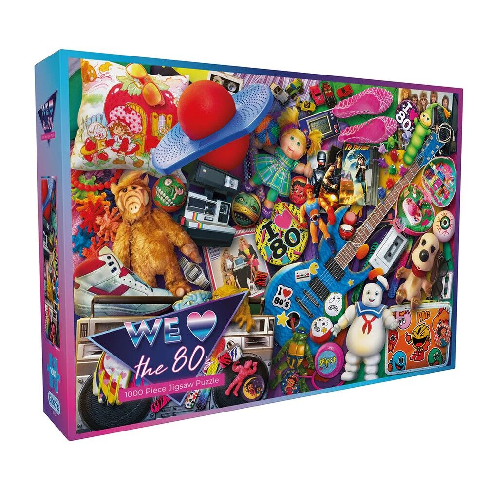 Gibsons 1000pc - We Love The 80S Puzzle