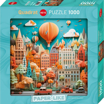 Heye 1000pc - Paper-Like - Townscape Puzzle