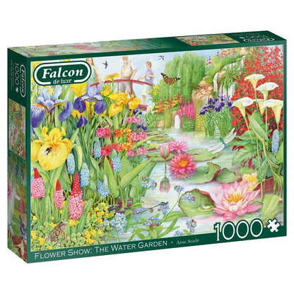 Falcon Deluxe 1000pc - Flower Show Water Garden Puzzle